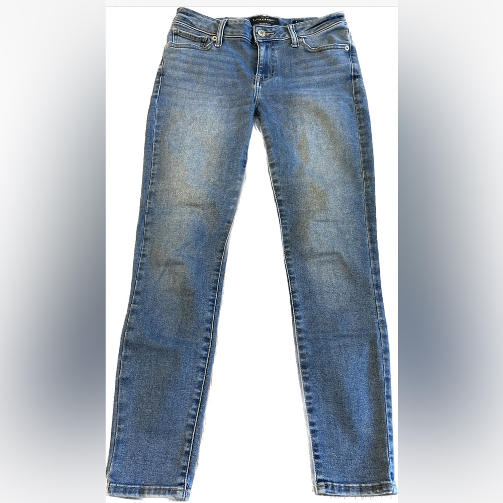 🍀 Lucky Brand Women’s Stella Skinny Blue Jeans,                       Si…